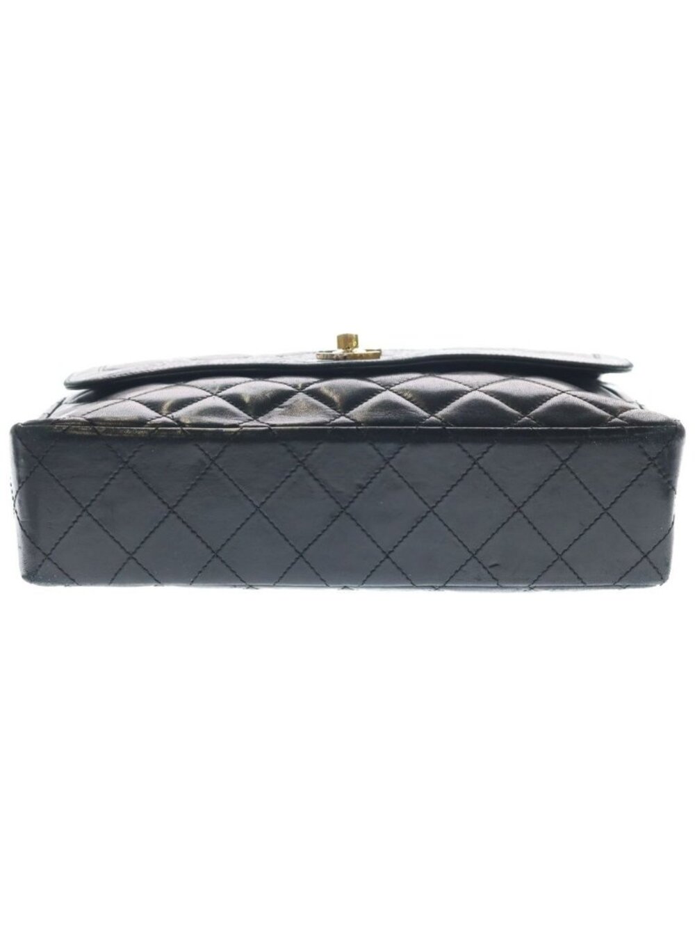 ★SOLD★ Chanel Quilted Limited Edition Double Flap Chain Shoulder Bag 2-Way Black - Picture 4 of 7
